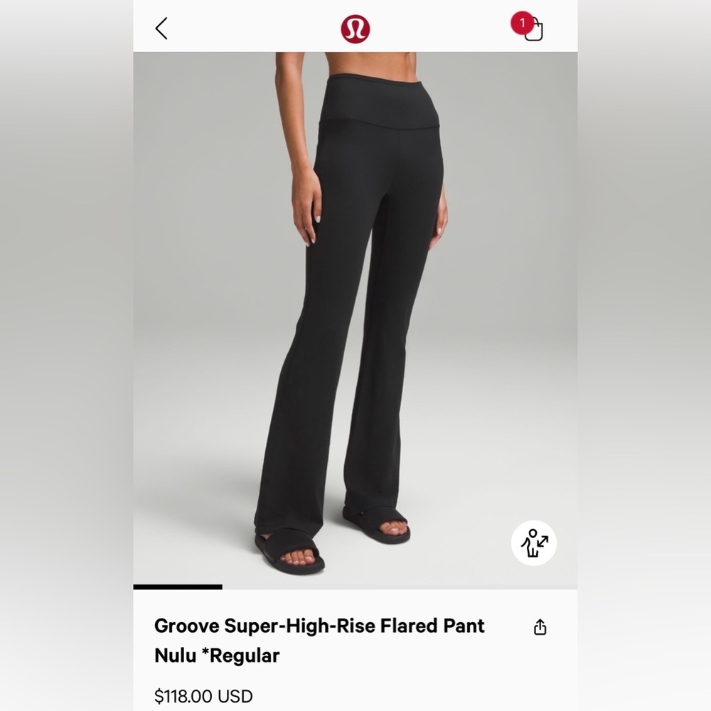 Lululemon flared leggings